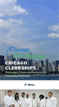 Mobile Screenshot of chicagoclerkships.com